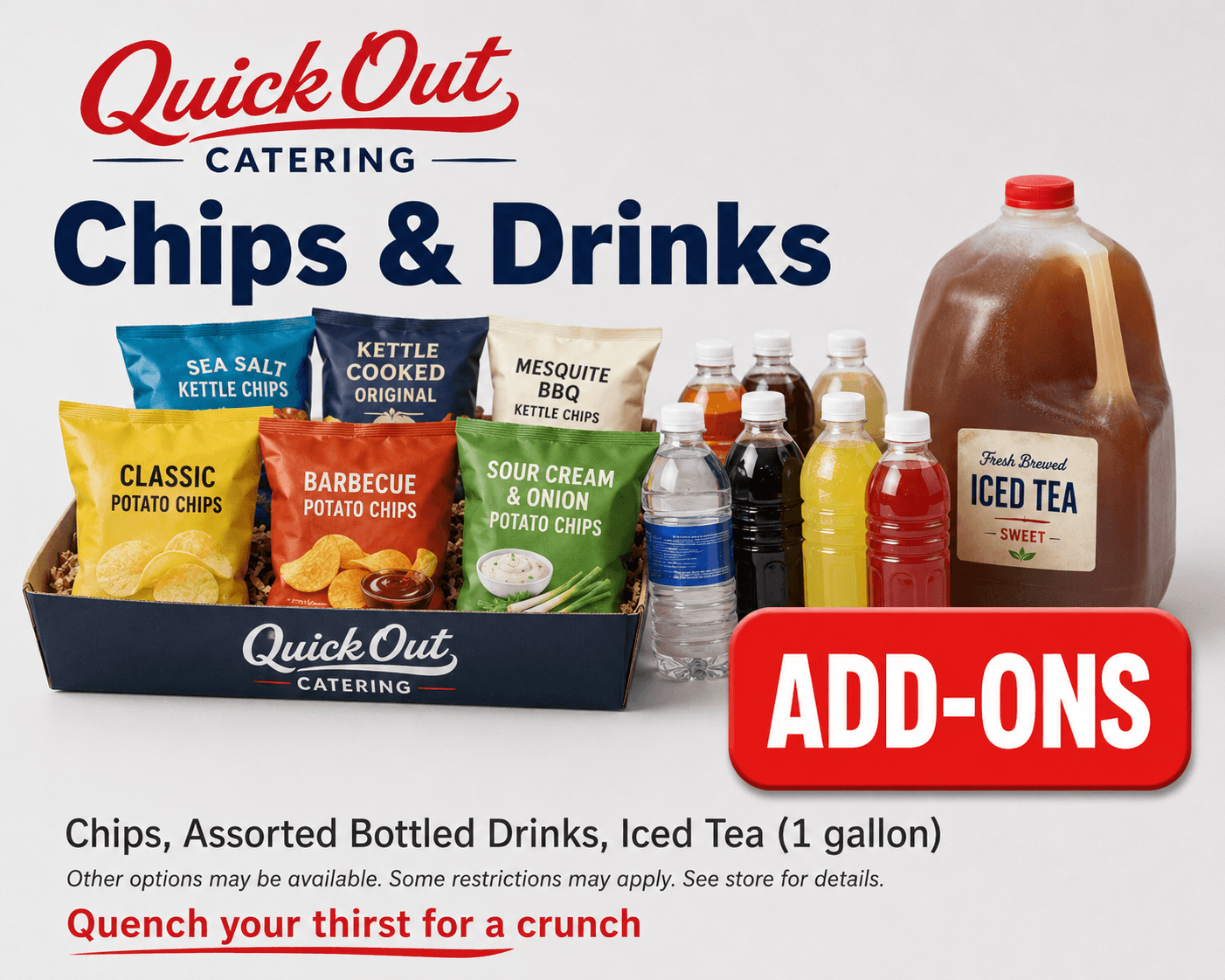 Chips & Drinks Tray