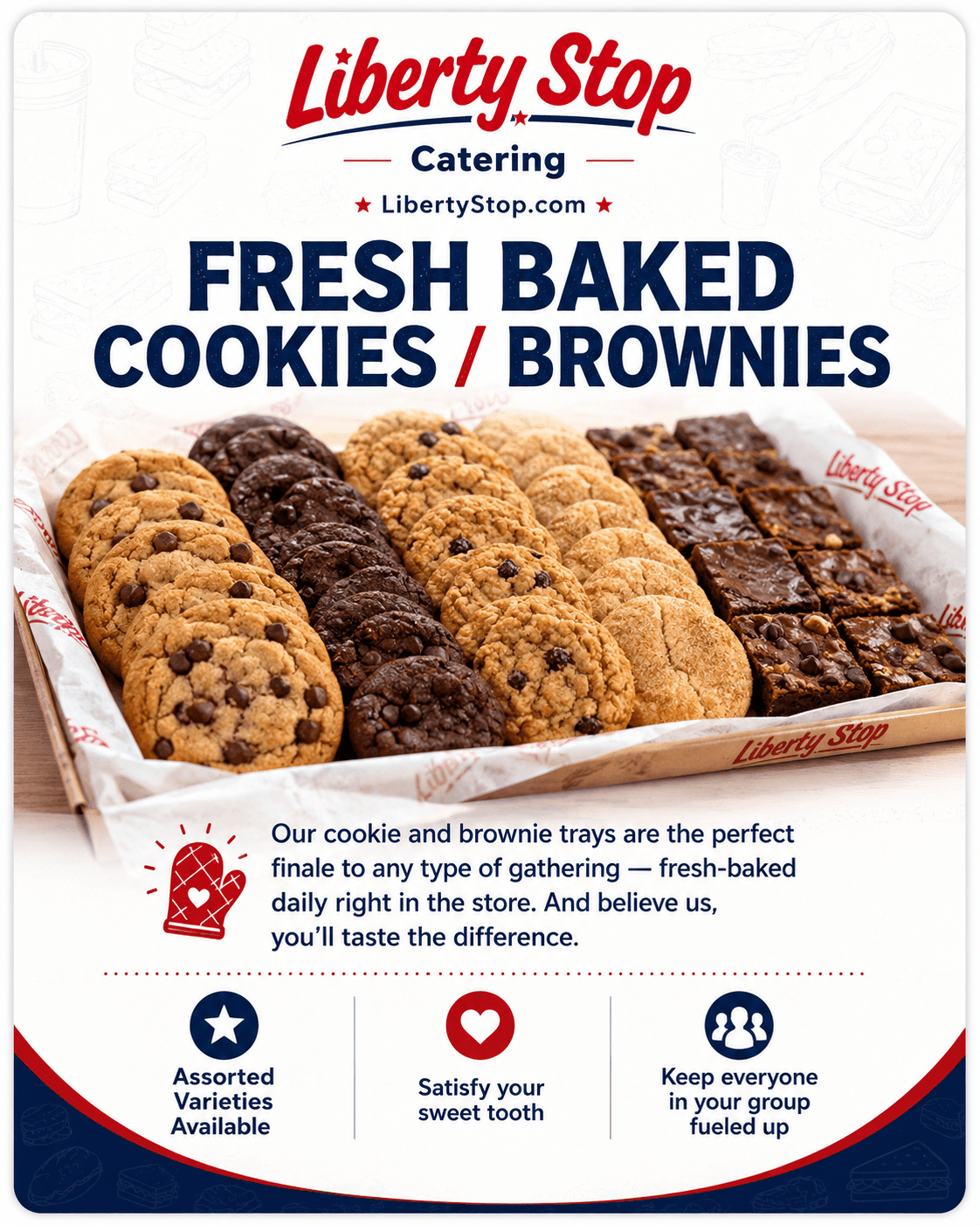 Fresh Baked Cookies & Brownies